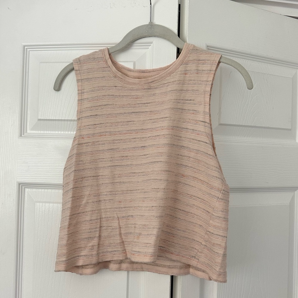 Madewell cropped knit tank